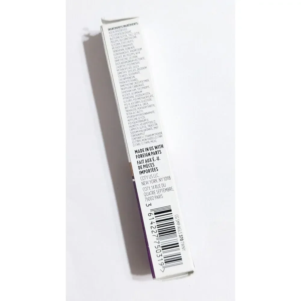 4/$20 Covergirl Simply Ageless‎ Advanced Concealer Tawny 370, Hyaluronic Complex